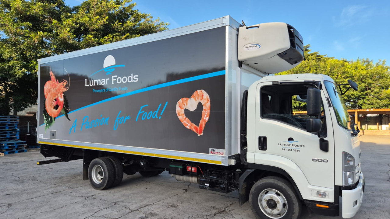 Lumar Foods delivery truck